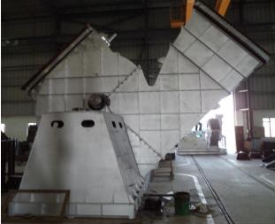 Side of the Assembled Vent Separator Circulating Fan designed at our manufacturing facility